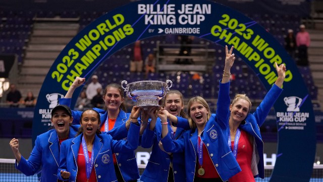 Billie Jean King Cup: Canada clinch first title to complete tennis double Billie Jean King Cup: Canada clinch first title to complete tennis double