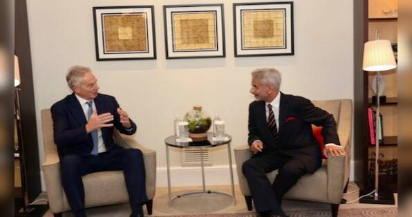EAM Jaishankar meets former UK PM Tony Blair, discusses bilateral ties