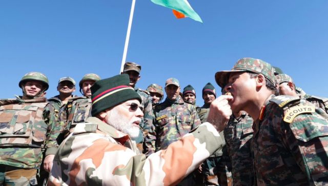 India is protected till my bravehearts are standing on borders like the Himalayas: PM Modi India is protected till my bravehearts are standing on borders like the Himalayas: PM Modi