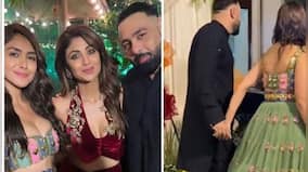 Rapper Badshah and actress Mrunal Thakur spark dating rumours at Shilpa Shetty's Diwali bash, netizens react