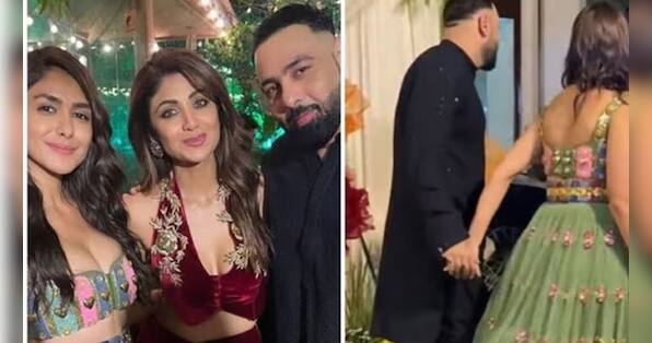 Rapper Badshah and actress Mrunal Thakur spark dating rumours at Shilpa Shetty's Diwali bash, netizens react
