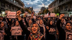 Iran Protests: Crowds Set Fire To State Broadcasting Building, Take Over Port City Streets