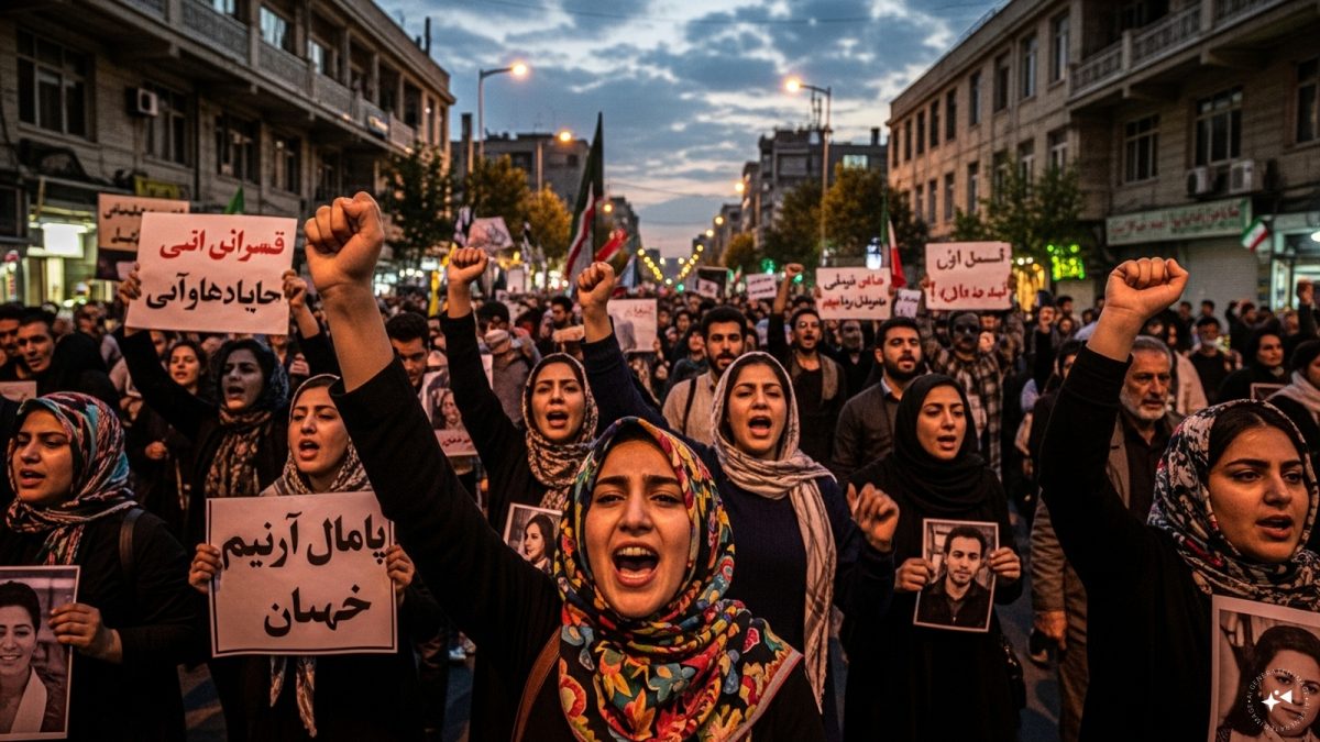 Iran Protests: Crowds Set Fire To State Broadcasting Building, Take Over Port City Streets Iran Protests: Crowds Set Fire To State Broadcasting Building, Take Over Port City Streets